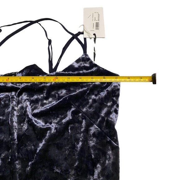 TDC navy velvet camisole size small sweetheart NWT - Picture 5 of 5